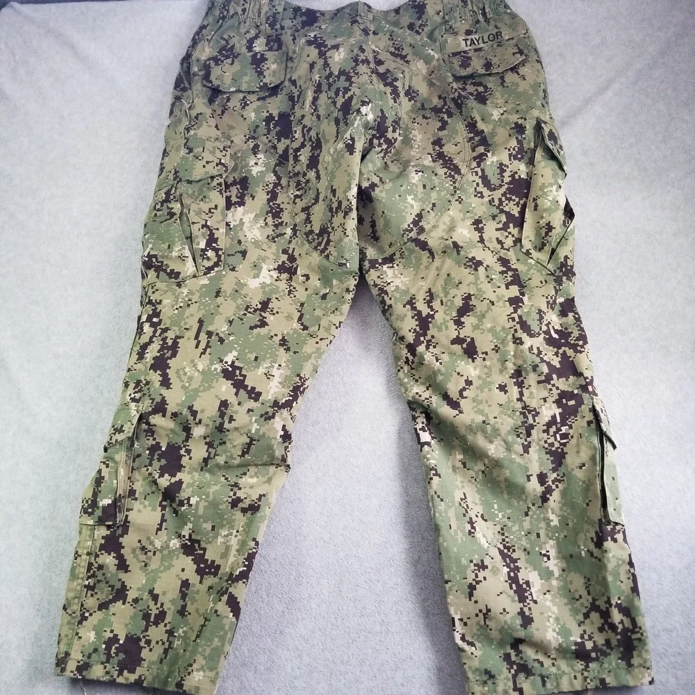 U.S. Military Pants XXL Regular NWU Type III Navy Seals Camo Cargo Trousers